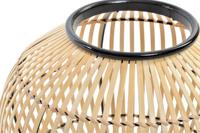 Bureaulamp DKD Home Decor Zwart Metaal Bruin Bamboe (36 x 36 x 37 cm) - thumbnail