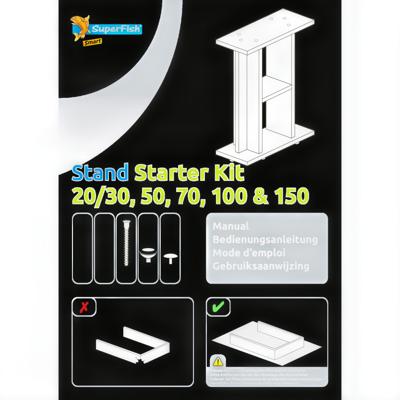 Meubel Start 20/30 Zwart aquaria Superfish - Superfish