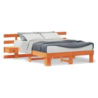 Bedframe met lade Bruin 150 x 200 cm - thumbnail