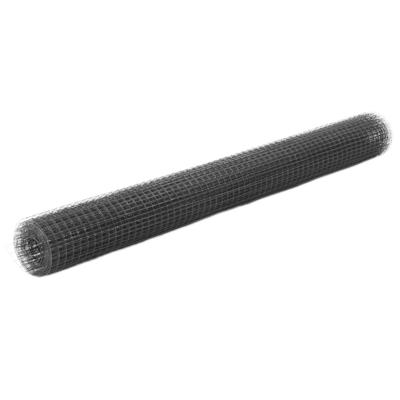VidaXL Kippengaas 25x1,5 m staal met pvc coating grijs