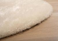 Tapeso Ovaal hoogpolig vloerkleed velvet - Posh wit - 280x380 cm - thumbnail