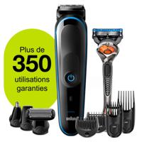 Braun All-in-one MGK5280 9-in-1 Trimmer, Baardtrimmer Voor Mannen, Bodygroomer En Haartrimmer, Zwart/Blauw - thumbnail