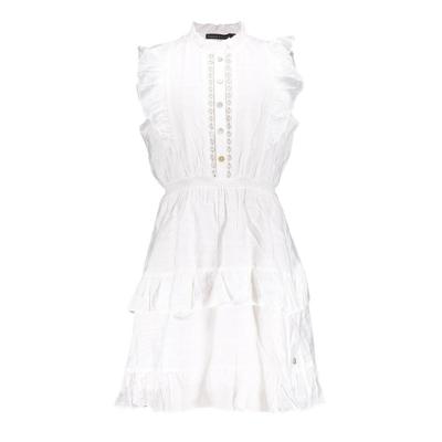 Frankie & Liberty Zomer jurk meisjes - wit - Rosette