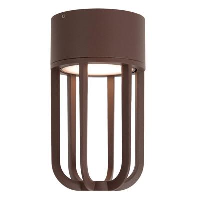 Lucide WELLS - Plafonnière Binnen/Buiten - Ø 10 cm - LED - 1x8W 2700K - IP54 - Roest bruin | Essential Lucide WELLS - Plafonnière Binnen/Buiten - Ø 10 cm - LED - 1x8W 2700K - IP54 - Roest bruin | Essential