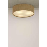Plafondlamp Home ESPRIT Bruin Touw 50 W - thumbnail