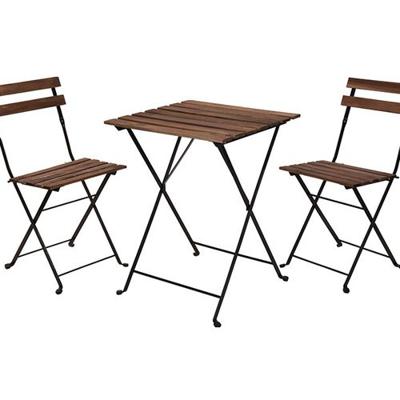 Bistroset Valance 3-delig Zwart