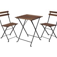 Bistroset Valance 3-delig Zwart - thumbnail