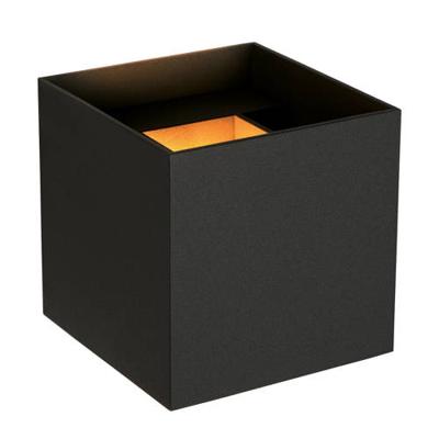 Lucide AXI - Wandspot / Wandlamp Badkamer - LED - 2x7W 2700K - IP54 - Verstelbare stralingshoek - Zwart