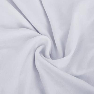 VidaXL Vierzitsbankhoes stretch polyester jersey wit