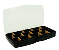 VISO Assortimentskoffer (l x b x h) 305 x 180 x 40 mm Aantal vakken: 15 Inhoud 1 stuk(s) - thumbnail