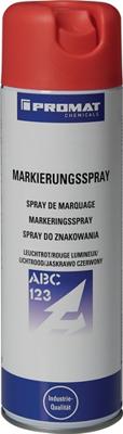 Promat/Tecwerk Markeringsspray | lichtgevend | rood | 500 ml | spuitbus - 4000354086