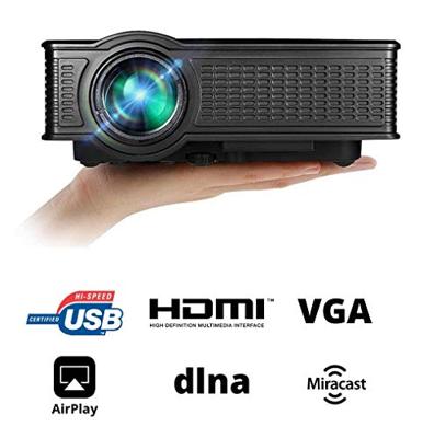 La Vague LV-HD171 Mini LED Projector, Zwart