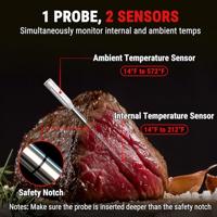 ThermoPro TempSpike draadloze vleesthermometer - tot 150 m bereik - thumbnail