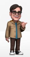 The Big Bang Theory Minix Figure Leonard Hofstadter 12 cm - thumbnail