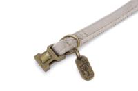 Beeztees K&Bz halsband kat velura, grijs, 20-30 x 10 mm, 150 g - thumbnail