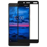 Volledige lijm volledige cover Screen Protector gehard glas film voor Nokia 7 - thumbnail