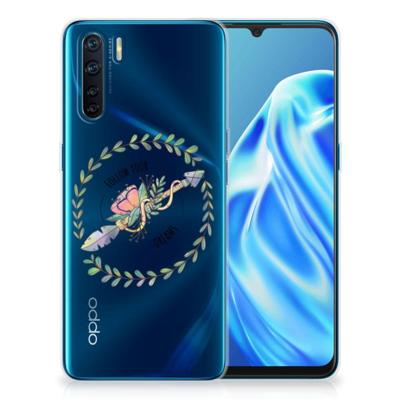 OPPO A91 Telefoonhoesje met Naam Boho Dreams OPPO A91 Telefoonhoesje met Naam Boho Dreams