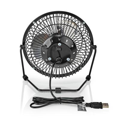 Metalen Miniventilator | 15 cm Diameter | USB-Voeding | Black Metalen Miniventilator | 15 cm Diameter | USB-Voeding | Black