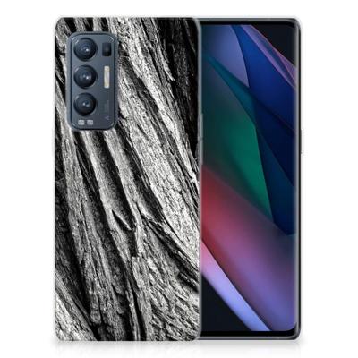 Bumper Hoesje OPPO Find X3 Neo Boomschors Grijs Bumper Hoesje OPPO Find X3 Neo Boomschors Grijs