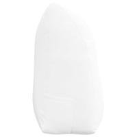 VidaXL Rugkussen wit 100 x 24 x 50 cm stof - thumbnail