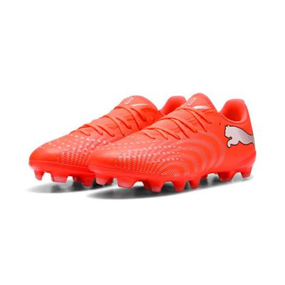 PUMA Future 9 Play Gras / Kunstgras Voetbalschoenen (MG) Felrood Zilver Zwart PUMA Future 9 Play Gras / Kunstgras Voetbalschoenen (MG) Felrood Zilver Zwart