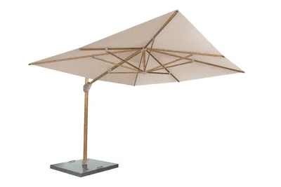 4 Seasons Outdoor | Hacienda Parasol 300 x 400 cm | Houtlook-Sand 4 Seasons Outdoor | Hacienda Parasol 300 x 400 cm | Houtlook-Sand
