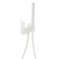 Inbouw Bidetmengkraan Tres Loft Colors 1-Hendel met Handdouche Mat Wit - thumbnail