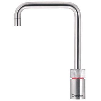 Quooker Nordic Square Kokendwaterkraan (Single Tap) - Kindveilige Dubbeldruk - RVS