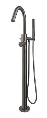 Badkraan Wiesbaden Caral Vrijstaand Mengkraan Compleet Gunmetal Badkraan Wiesbaden Caral Vrijstaand Mengkraan Compleet Gunmetal