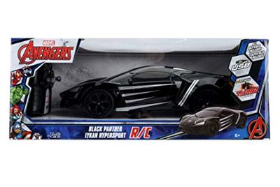JADA TOYS 253226001 Marvel Black Panther RC Lykan 1:16 RC auto Elektro Sportwagen