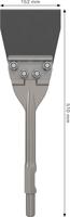 Bosch Accessoires PRO HEX 30 Vloerschraper | 152 x 510 mm - 2608690679 - thumbnail