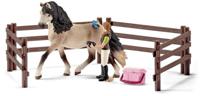 Playset Schleich Andalusian horses care kit - thumbnail