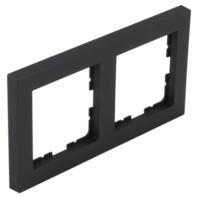 Q-Link S-Line Afdekraam | 2-voudig | Verticaal/Horizontaal | Zwart - 66.095.22