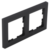 Q-Link S-Line Afdekraam | 2-voudig | Verticaal/Horizontaal | Zwart - 66.095.22 - thumbnail