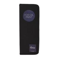 Kwasten Set voor Olieverf in Opbergtas, 10st. - thumbnail