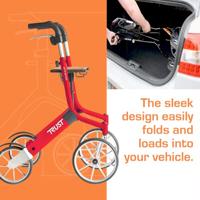 Trust Care Let&apos;s Go Out rollator rood - thumbnail