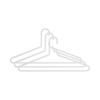 Kledinghanger Senza wit set van 3