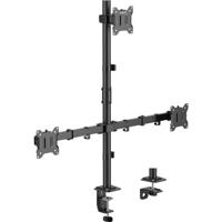 SpeaKa Professional SP-MM-231 Monitorbeugel Aantal monteerbare displays: 3 Display(s) 43,2 cm (17) - 81,3 cm (32) Zwart In hoogte verstelbaar, Kantelbaar, - thumbnail