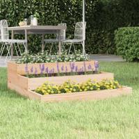 VidaXL Plantenbak 78x78x27 cm massief grenenhout - thumbnail