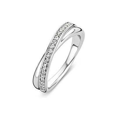 Ti Sento-Milano 1953ZI Ring met zirconia zilver Maat 56