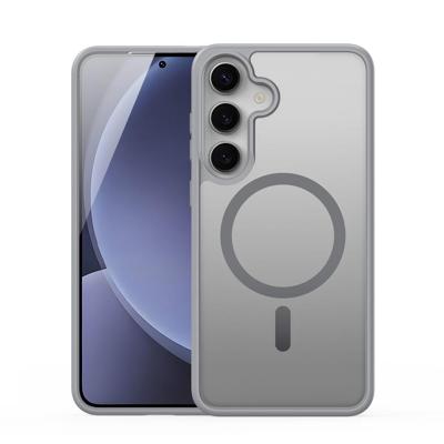 Dux Ducis Yind Samsung Galaxy S25 hoesje - slanke backcover met MagSafe ondersteuning - Grijs Dux Ducis Yind Samsung Galaxy S25 hoesje - slanke backcover met MagSafe ondersteuning - Grijs