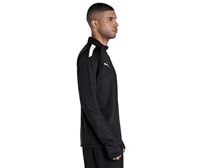 PUMA teamLIGA Trainingstrui 1/4-Zip Zwart - thumbnail