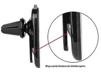 Eufab Nothammer und Gurtschneider Telefoonhouder voor in de auto Bevestigingswijze (auto): Ventilatierooster - thumbnail