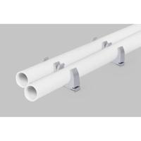 TRU COMPONENTS Buishouderklem TC-12533304 Bundel-Ø (bereik) 32 mm (max) Grijs 30 stuk(s) - thumbnail