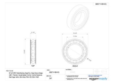 LAEPPCHÉ Rill.ball bearings 6210 2 50x90x20 mm