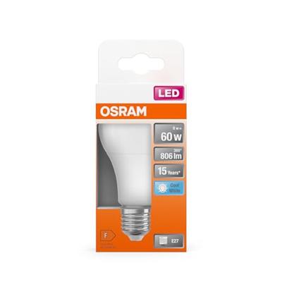 OSRAM HOMELIGHTING 4058075430693 LED-lamp Energielabel F (A - G) E27 Peer 8.5 W = 60 W Koudwit (Ø x l) 60 mm x 113 mm 1 stuk(s) OSRAM HOMELIGHTING 4058075430693 LED-lamp Energielabel F (A - G) E27 Peer 8.5 W = 60 W Koudwit (Ø x l) 60 mm x 113 mm 1 stuk(s)