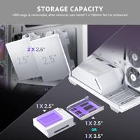 Antec C3 ARGB Midi-tower PC-behuizing Wit Zijvenster - thumbnail