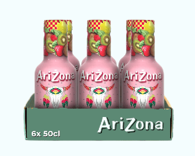 Arizona kiwi strawberry pet (6x 50cl)
