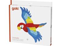 Goki houten swingfiguur papegaai - thumbnail