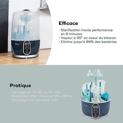 Elektrische sterilisator en flesdroger BABYMOOV Turbo Pure grijs